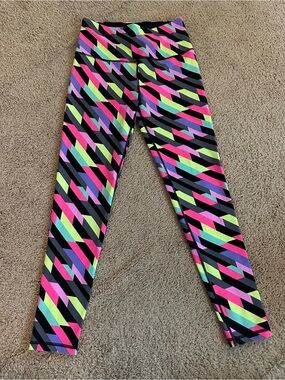 Victorias Secret Sport Neon Geometric Active Leggings.